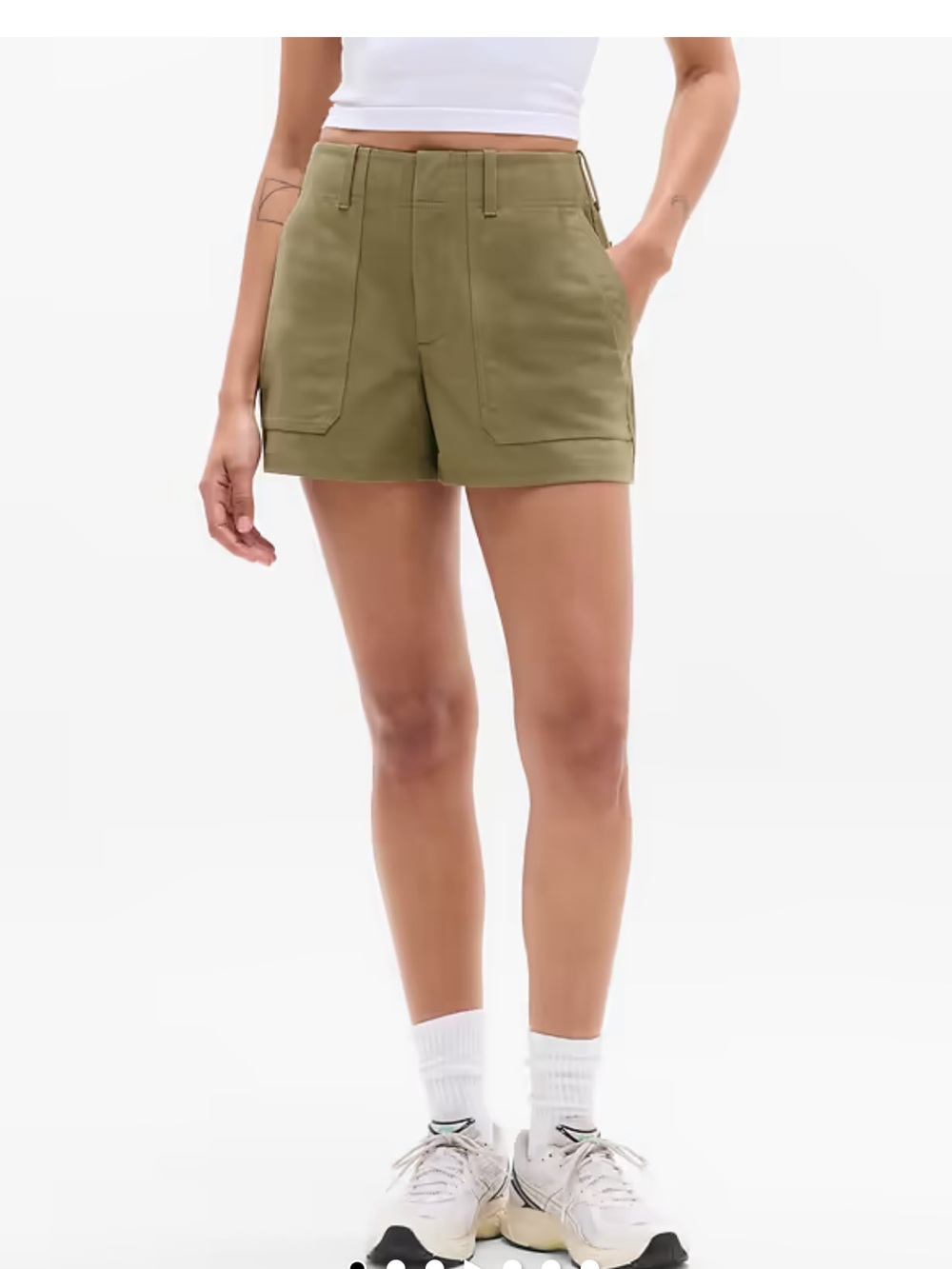 Athleta Skyline High Rise Tailored 4" Shorts size 2